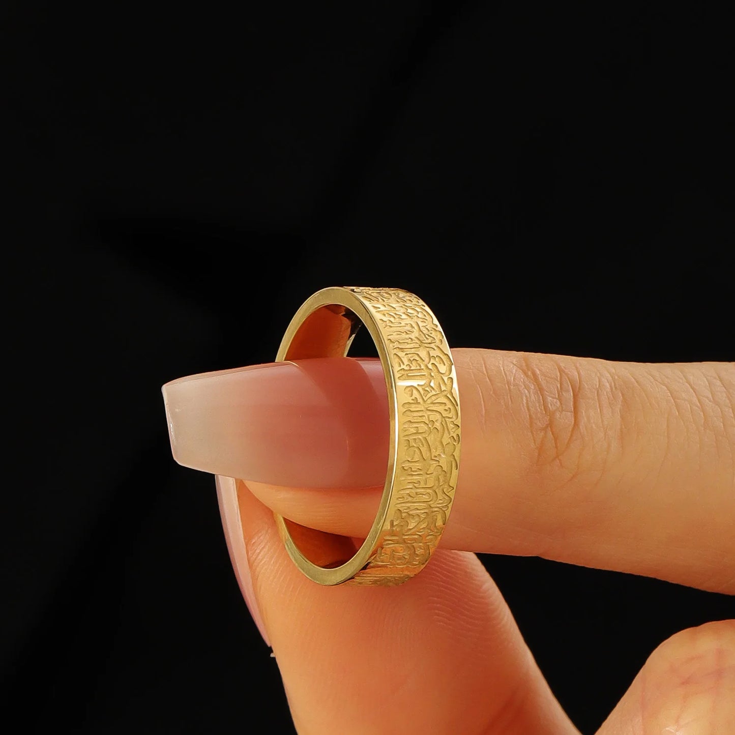 Anillo "Con la dificultad viene la facilidad"